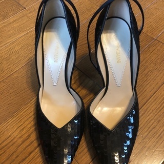 売り切り祭り！EMPORIOARMANI　美脚ブラックスパンコー...
