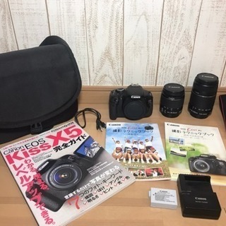 美品  Canon EOS Kiss X5 ダブルズームキット