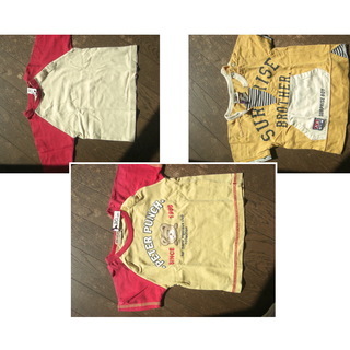 👕半袖プリントシャツ（カットソー）　子ども服　８０ｃｍ　まとめ売り①　　　６着セットの画像