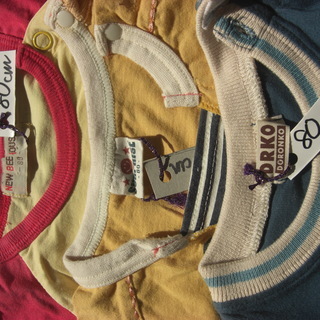 👕半袖プリントシャツ（カットソー）　子ども服　８０ｃｍ　まとめ売り①　　　６着セットの画像