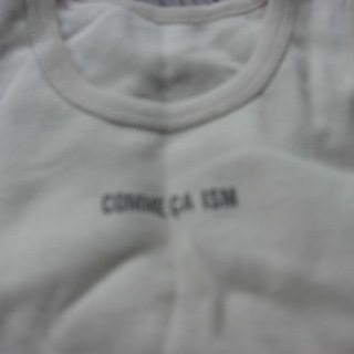 👶美品★COMME　CA　ISM　８０ｃｍ　ロンパースの画像