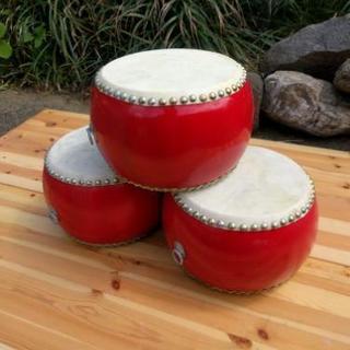 お届けも可能！未使用品  和太鼓 太鼓 ３個セットの画像