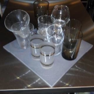 ２個セットのガラス食器の画像