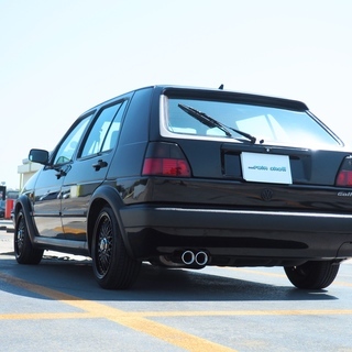 ★希少 GTI16V 左ハンMT★車検満タン32/4 GOLF2 19PL ヘラフラ スタンス ゴルフ Mk2 FOX KONI H&R グリル エンブレム２種類付きの画像