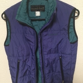 モンベル ダウンベスト 美品の画像