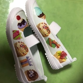 ❤️ 上履き デコパージュ ❤️ 16cm ❤️ 日本製アキレス ❤️の画像