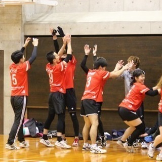 男女混合バレー！