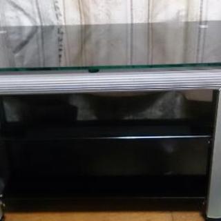 値下げ。高級感 ＨＡＹＡＭＩ  TEMPERED GLASS  大型テレビ台など  インテリの画像