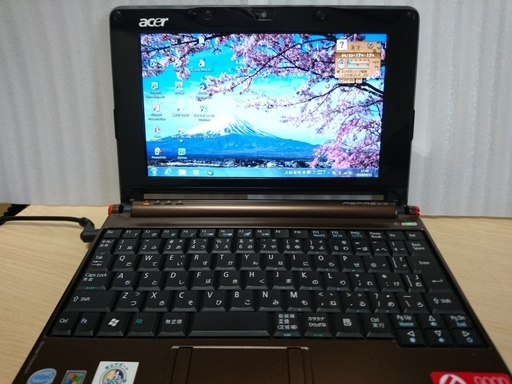【取引中】落着いた色　ゴールデンブラウンのacer　ミニノート