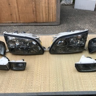 値下げ☆ 20後期 セルシオ ヘッドライト 、 ウィンカー 、 ホグランプ (スモーク加工)