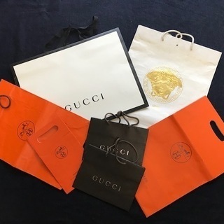 紙袋7枚セット☆ヴェルサーチ☆グッチ☆エルメス