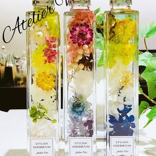 ≪Atelier Vivi≫ハーバリウムレッスン　認定講師レッスン＆フリーレッスンの画像