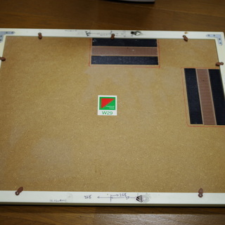 写真用額縁　サイズ：半切　台紙サイズ選択可能　元箱外寸：456×558　即使用可能の画像
