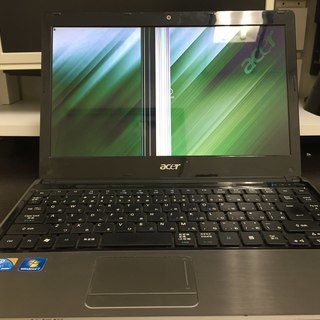 【引取限定】ジャンク｜acer Aspireシリーズ 13.3型ワイド液晶 ノートブック シルバー AS3820-A52Cの画像