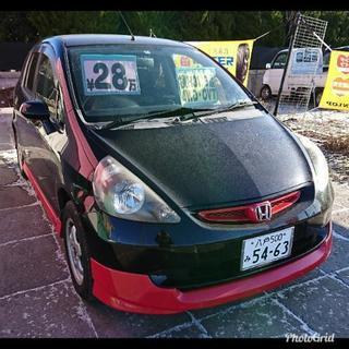 青森県おいらせ フィット ４ＷＤ カスタムツートン 車検付 格安