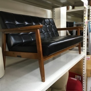 福岡 早良区 原 カリモク60 Kチェア 2シーター スタンダードブラック