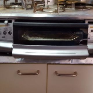 リンナイ　ガスコンロ　ガラストップ 水無 両面焼きグリル付き RTES66VGTSP L 13Aの画像