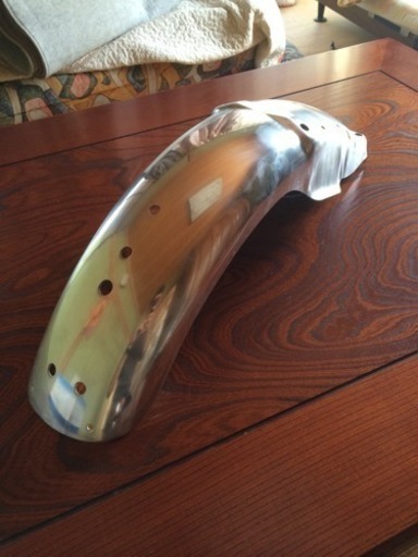 【YAMAHA】ブロンコ純正OPメッキリアフェンダー未使用品