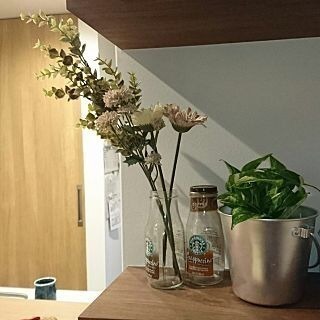 スタバ空き瓶の画像