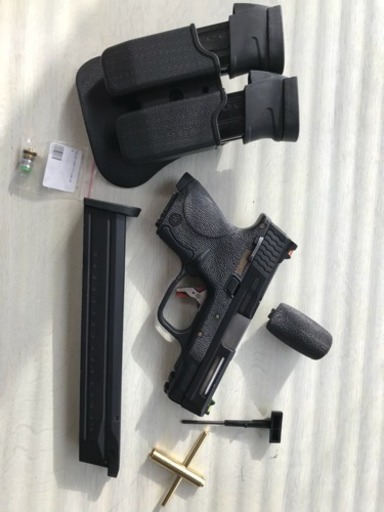 [エアーガン]we_tech s&w m&pコンパクト ガスブローバック ハンドガン