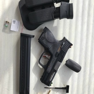 [エアーガン]we_tech s&w m&pコンパクト ガスブローバック ハンドガン