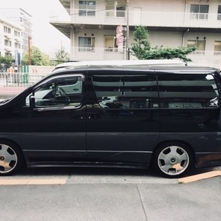 車検たっぷりH10年式NISSANエルグランドE50キャラバンの画像