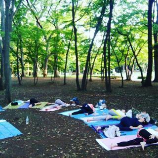 5/12(土)開催：パークヨガ@代々木公園
