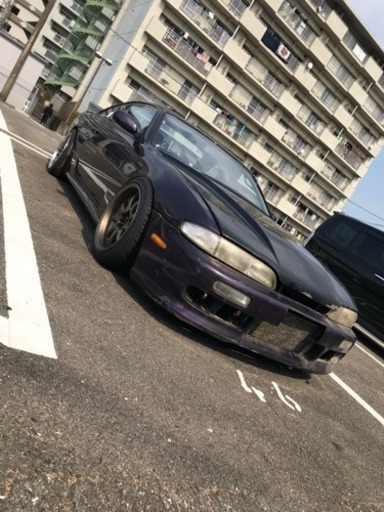 ドリラジ　14シルビア 前期　即ドリ 送料無料 1/10 日産 シルビア S14 前期 ドリフト LED付き
