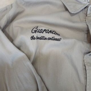 激安❢美品❢委託❢有名ブランド❢アメリカン スミス 長袖シャツ4L綺麗なベージュ色❢の画像
