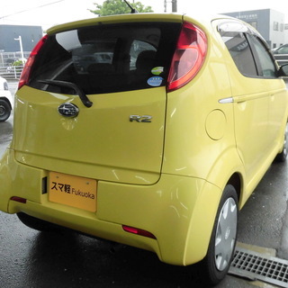 スマ軽　R2　iカスタム　走行6万ｋｍ！　車検ほぼ２年付き　イエロー410の画像