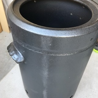 キャンプ　信楽焼  燻製器スモークハウス  スモーカー　アウトドア　未使用☆の画像