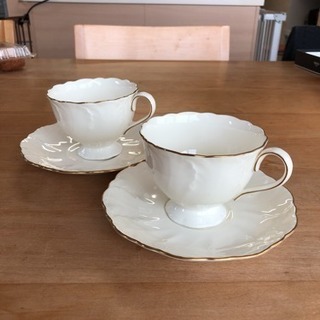 NARUMI HELIOS ペアセットコーヒーカップの画像