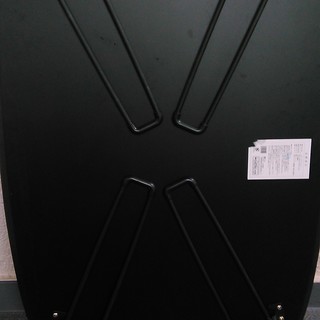 お洒落な黒　折り畳み式テーブル　ちゃぶ台　750ｘ500の画像