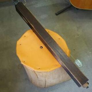 廃材の小振りなDiddleyBow。の画像