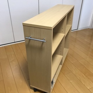 本棚 キャスター付き コロコロの画像