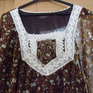アンティローザ Auntie Rosa シフォンブラウス❷の画像