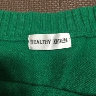 ★HEALTHY KAREN★ボートネックゆったりニットの画像