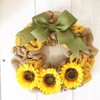 ５/23(水)、26(土)玄関を彩る🎶バーラップリース作り広島市内の画像