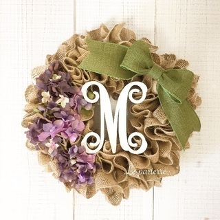 ５/23(水)、26(土)玄関を彩る🎶バーラップリース作り広島市内の画像