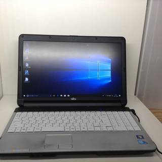 10000円●G19●富士通　LIFEBOOK A530/AX●Windows10 64bit メモリ4ギガ DVDRW●i3 M350 2.27ギガ HDD160GB●office2013互換対応