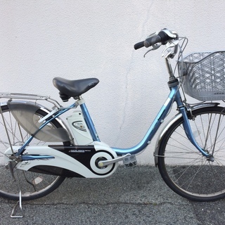 パナソニック　ビビ　EX　新基準　24インチ　ナチュラ　アシスタ　神戸市　電動自転車　地域限定