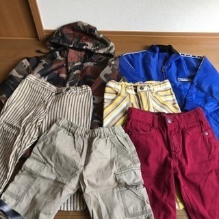 110センチ ブランド品 アウター2着パンツ4着