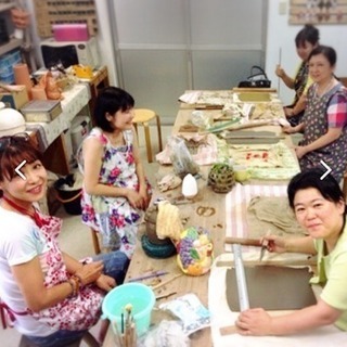 夏休み子供陶芸教室の画像