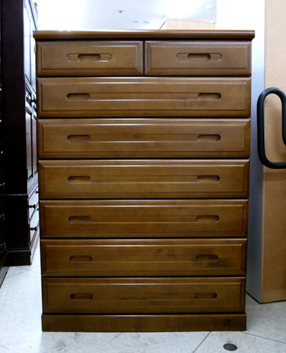 ７段チェスト 整理タンス おやこ鹿の家具 85×121cm 西宮の沢