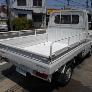 平成１３年式　三菱　ミニキャブトラック　ＴＤ　三方開　パワステ　車検３１年１月まで！　の画像