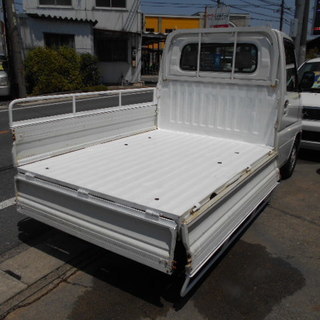 平成１３年式　三菱　ミニキャブトラック　ＴＤ　三方開　パワステ　車検３１年１月まで！　の画像