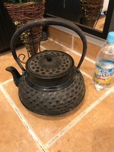 アンティーク 鉄瓶★骨董3