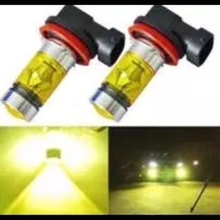 H8 H11 H16 兼用 LED イエロー 100W 