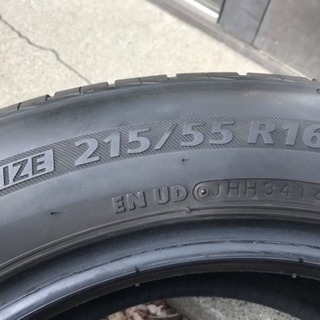 215-55R16★9-8分山　ブリヂストン ネクストリー中古タイヤ ４本セットの画像