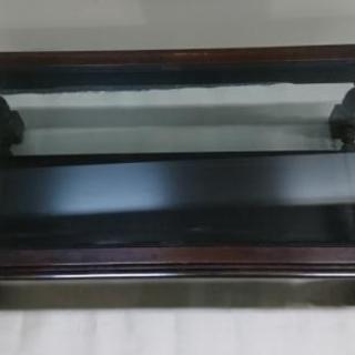 黒壇、紫壇調 昭和レトロ家具 テーブルの画像